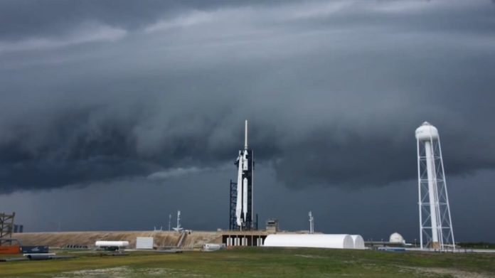 launching a rocket in bad weather